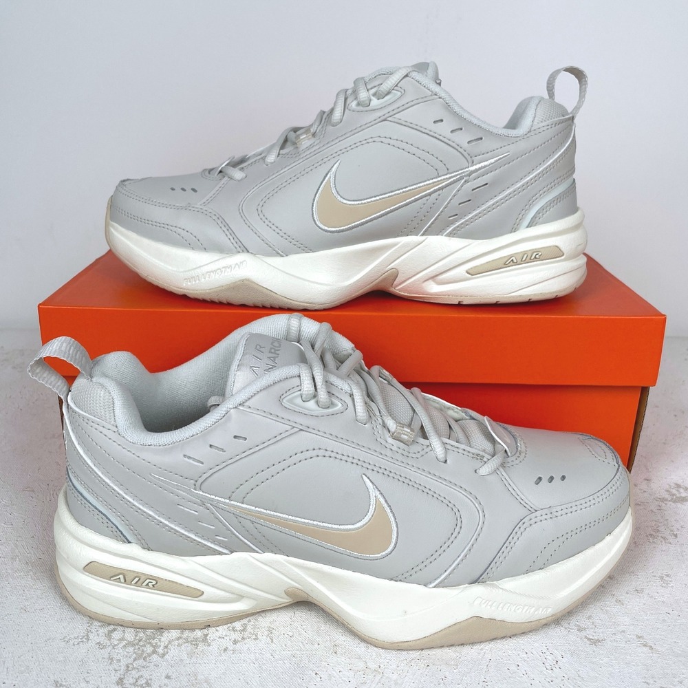 Nike Air Monarch IV Shoes Mens 10 Light Bone Sanddrift Training Sneaker